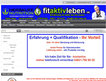 Tablet Screenshot of herba-portal.de